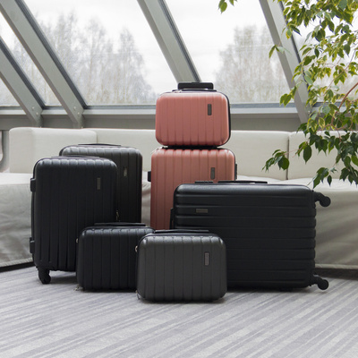 SUITCASE M 24'' STL902 ABS DARK GREY