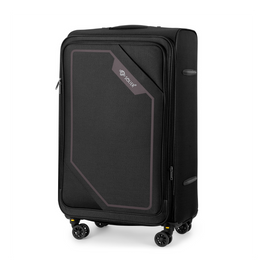 Medium soft luggage M 23'' Solier STL2240 black-brown