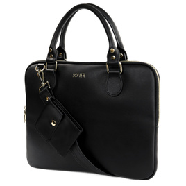 Skórzana torba na laptopa 13,3'' FL26 Alcamo czarna