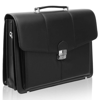 Men`s business briefcase SOLIER S35 black