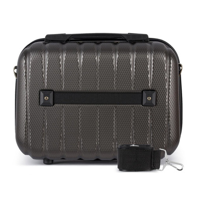 Cosmetic travel case ABS STL902 dark grey