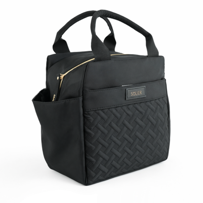 Torba termiczna lunch box damska Solier LBS02 Czarna