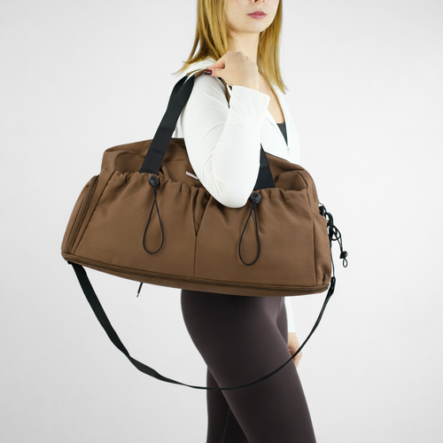 Torba weekendowa podróżna skórzana Solier SL39 Astrin czarna 