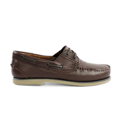 Men's stylish leather Chukka shoes / boots dark brown M467DBS