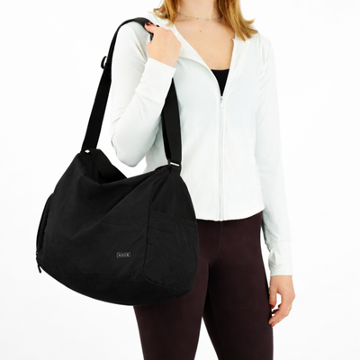 Genuine leather woman's laptop bag FL25 black with snake pattern