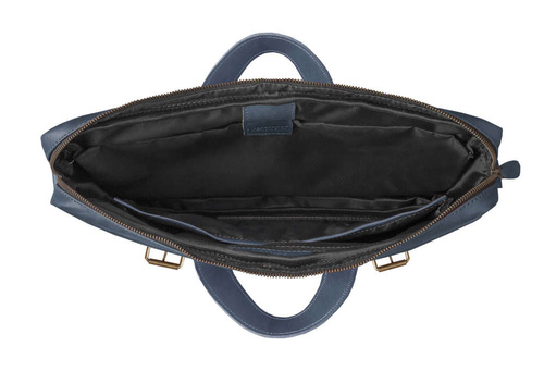 Genuine leather bicycle bag SR03 navy