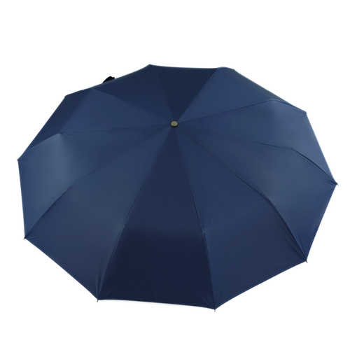 Składany mały parasol z odblaskowymi elementami - granatowy