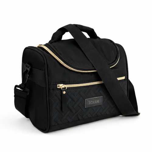Torba termiczna Solier lunch box torba na kanapki - czarna