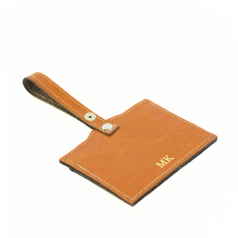 Personalized genuine leather spectacle case Solier SA37 maroon