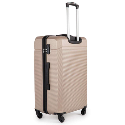 Walizka podróżna twarda średnia 24'' STL945 szampan