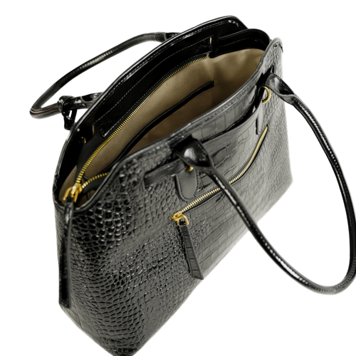 Duża torba shopper FL57 ARLA czarna