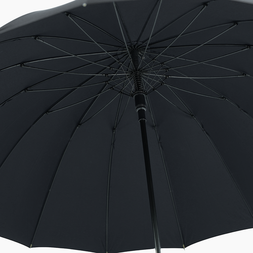 Duży parasol przeciwdeszczowy rodzinny - czarny