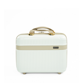 Kuferek podróżny mały ABS Nokiro 12'- śmietankowy