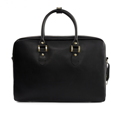 Genuine leather women's laptop bag Marina black