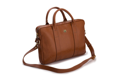 Elegant shoulder laptop bag Felice Gold Dulce