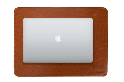 Genuine leather laptop pad Solier SA43 camel