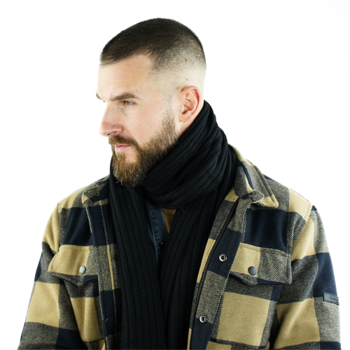 Torba weekendowa podróżna skórzana Solier SL39 Astrin czarna 