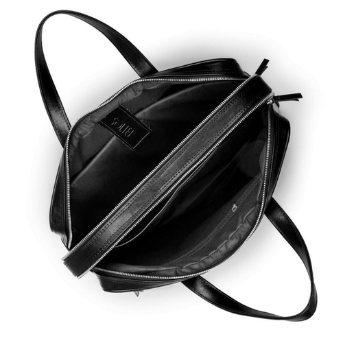 GENUINE LEATHER SHOULDER BAG SL05 NEWBRIDGE BLACK