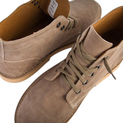 Men's stylish leather Chukka shoes / boots