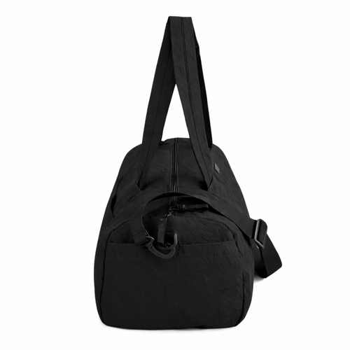 Genuine leather woman's laptop bag FL25 black with snake pattern