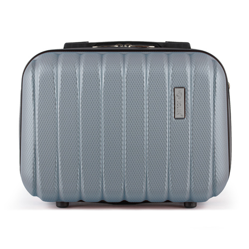 Cosmetic travel case ABS STL902 silver