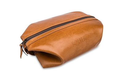 Elegant leather men's beauty bag SOLIER PERTH