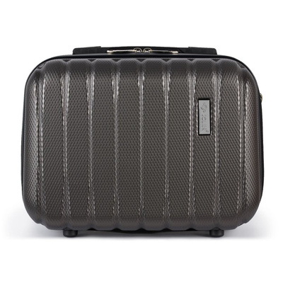 Cosmetic travel case ABS STL902 dark grey