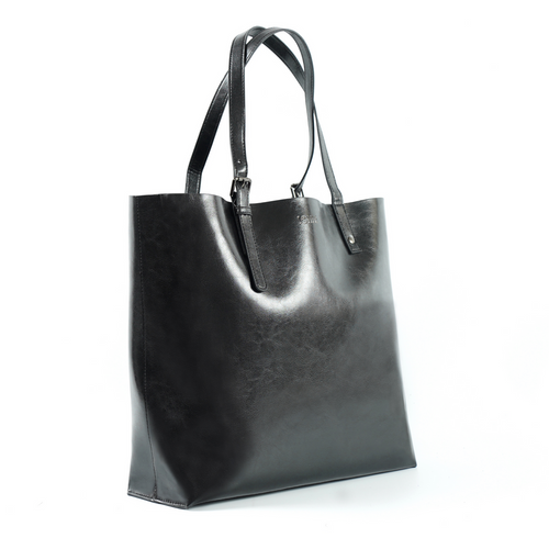 Czarna torba shopper damska FL32 Tivora Black