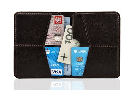 Personalizowany skórzany portfel SW10